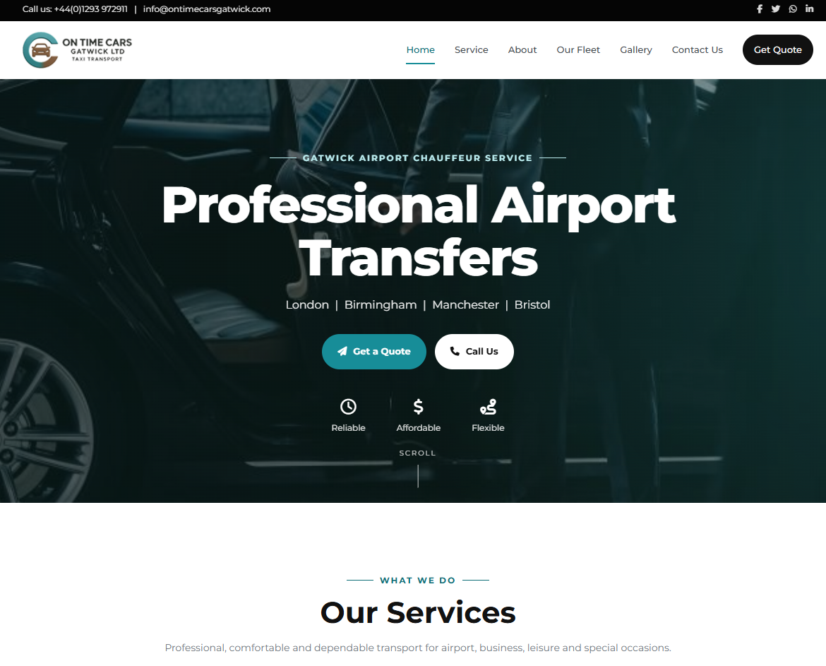ON TIME CARS GATWICK